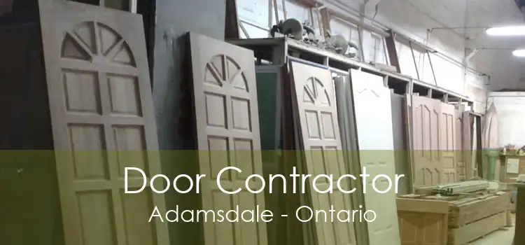 Door Contractor Adamsdale - Ontario