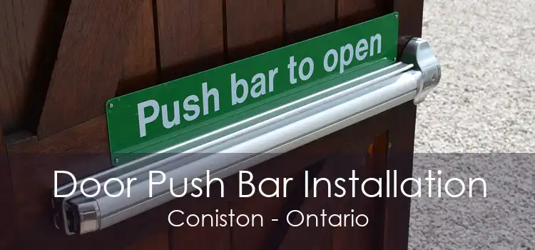 Door Push Bar Installation Coniston - Ontario