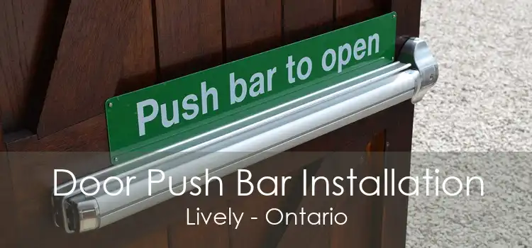 Door Push Bar Installation Lively - Ontario