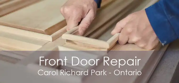 Front Door Repair Carol Richard Park - Ontario