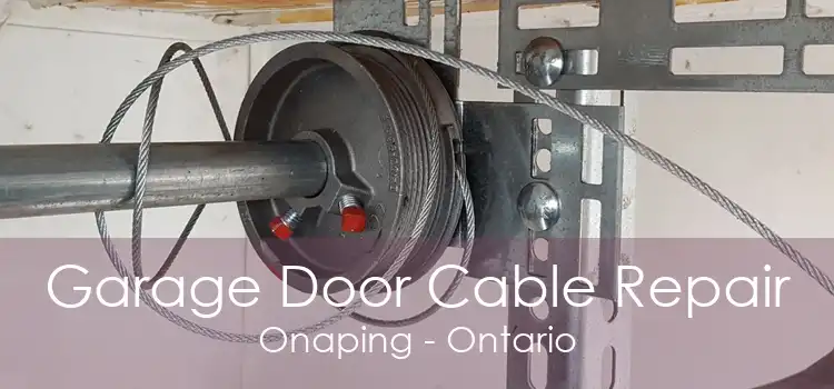 Garage Door Cable Repair Onaping - Ontario