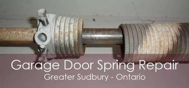 Garage Door Spring Repair Greater Sudbury - Ontario