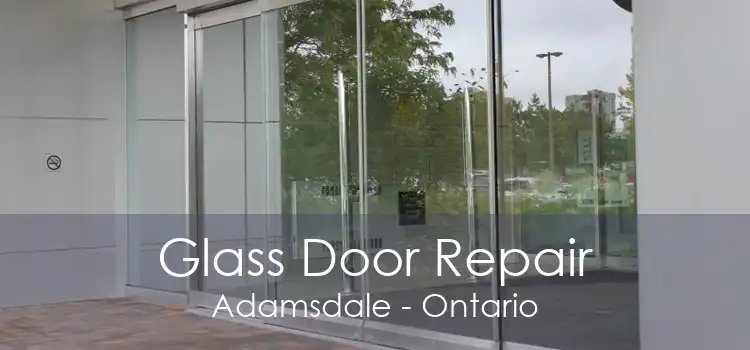 Glass Door Repair Adamsdale - Ontario