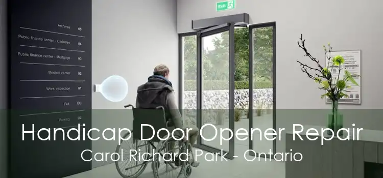 Handicap Door Opener Repair Carol Richard Park - Ontario