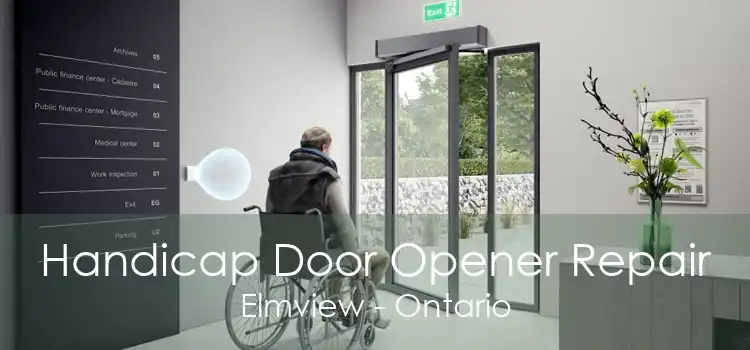 Handicap Door Opener Repair Elmview - Ontario