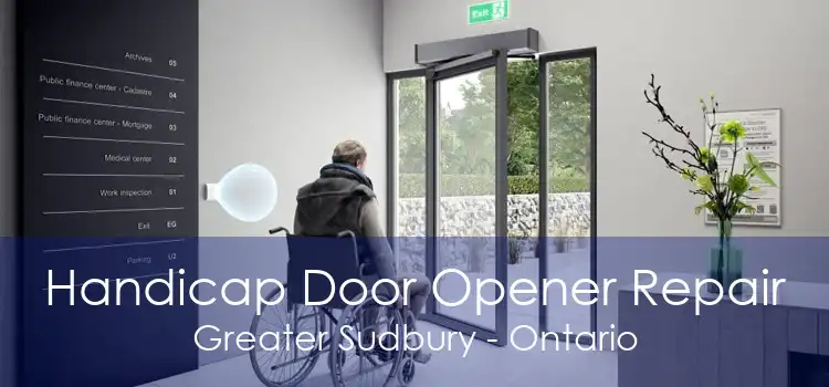 Handicap Door Opener Repair Greater Sudbury - Ontario