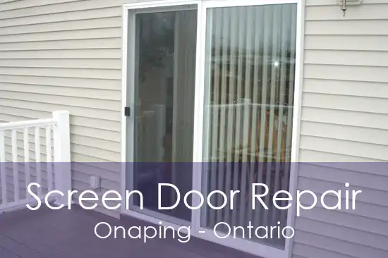 Screen Door Repair Onaping - Ontario