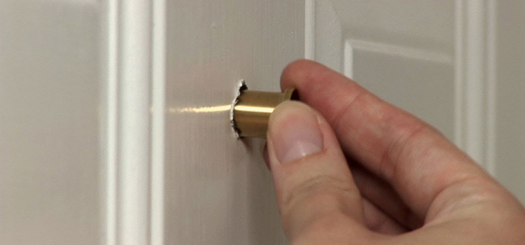 peephole door repair in Sudbury