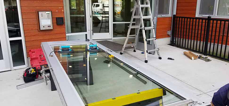 storefront door glass replacement Sudbury